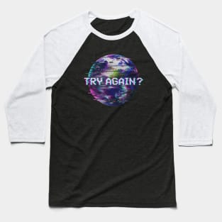 Humanity Glitch Baseball T-Shirt